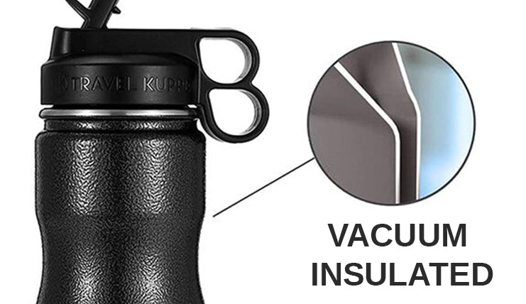 Vacuum Sealed Stainless Steel Water Bottle - VeloQuip